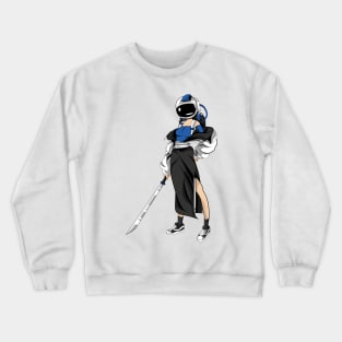 Astronaut katana Girl Crewneck Sweatshirt